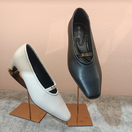 西村名物2024春季新款法式百搭优雅单鞋女U24AE10291 商品图3