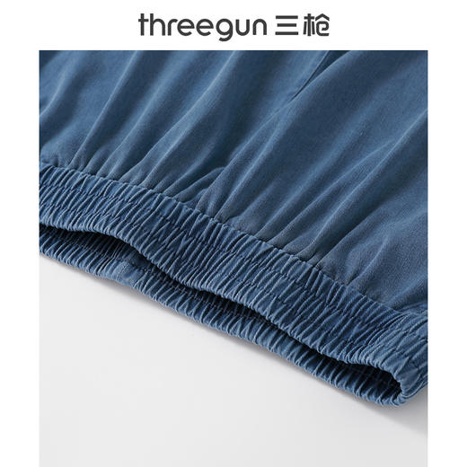 Threegun三枪 牛仔宽松女八分裤-61390B011 商品图2