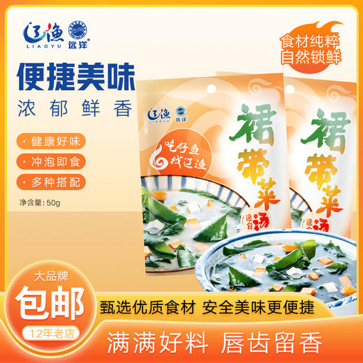 辽渔远洋50g裙带菜速食汤 商品图0