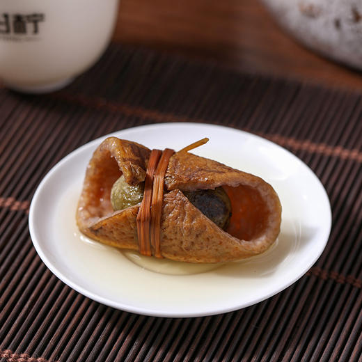 益柑柠丨三宝扎 新会陈皮咸榄  2013年 500g 可泡饮可入菜 新旧包装随机发货 商品图3