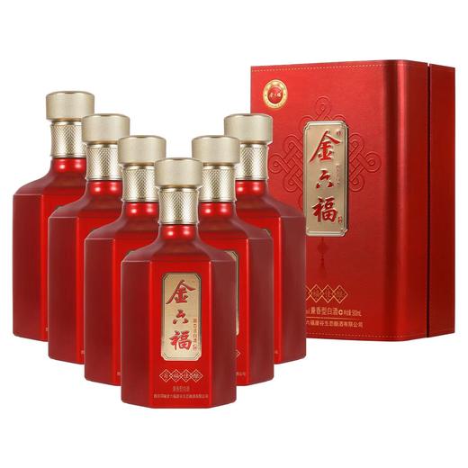 [金六福百福佳酿]50.8度-兼香型白酒500ml*6瓶整箱送礼袋 商品图2