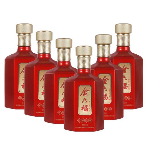 [金六福百福佳酿]50.8度-兼香型白酒500ml*6瓶整箱送礼袋 商品图4