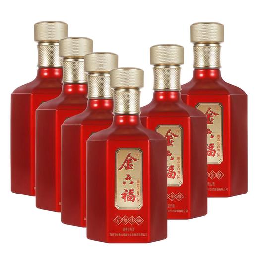 [金六福百福佳酿]50.8度-兼香型白酒500ml*6瓶整箱送礼袋 商品图3