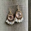 SpoiledBrat Jewelry chandelier吊灯系列 粉晶月光石气质耳环 商品缩略图0