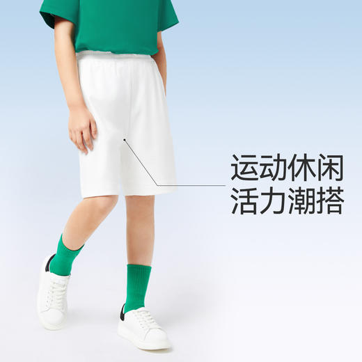 【超舒衣·全棉中裤】安奈儿透气速干柔滑中短裤100%棉新款童装实体店同款AM426700 商品图2