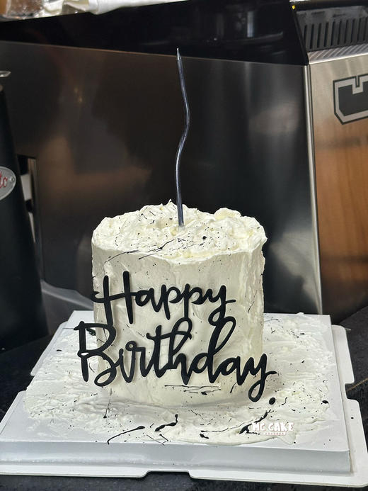 ins简约黑白喷溅艺术蛋糕 商品图1