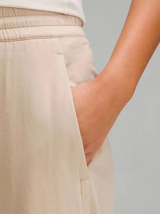 清仓库不退换 lulu French Terry 露露女生薄毛圈阔腿卫裤  裤脚侧开口设计 商品图4