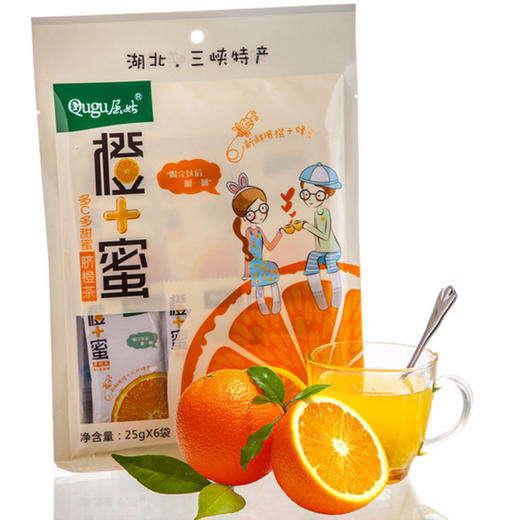 【严选】  屈姑蜂蜜脐橙茶 25G*6袋   （厂家直发） 商品图2