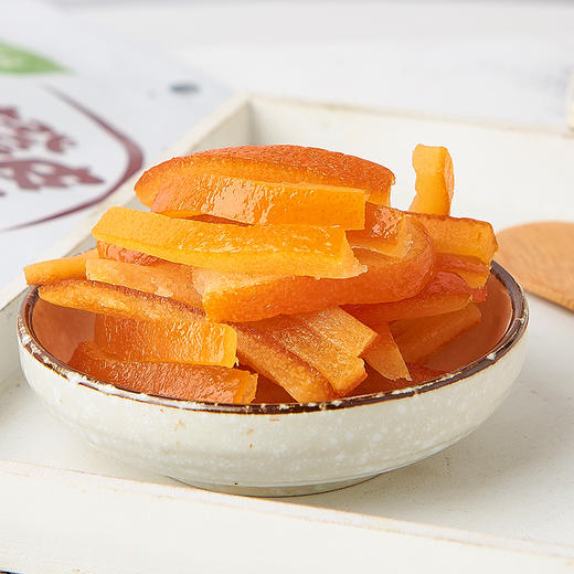 【严选】【秭归脐橙+农家土蜂蜜 入口香甜 有嚼劲 开胃又解乏】屈姑橙皮丝 60G/袋  （厂家直发） 商品图3