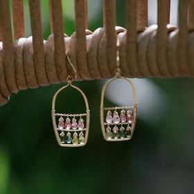 SpoiledBrat Jewelry彩色碧玺耳环