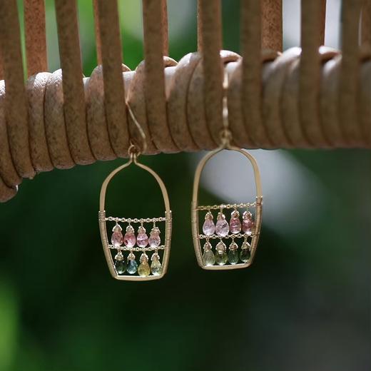 SpoiledBrat Jewelry彩色碧玺耳环 商品图0