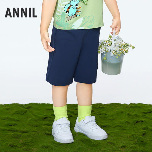 【实体店同款】男童记忆棉凉感裤裤子新款安奈儿童装XB426584 商品图1