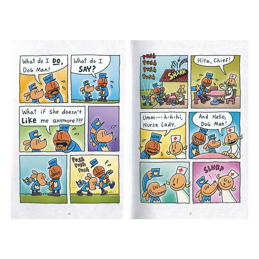 Dog Man 1-11 神探狗狗 英文版 11册平装 The Adventures of Dog Man 神探狗狗 英文（蓝思值260L-540L） 商品图2