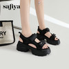 Safiya/索菲娅2024夏潮流松糕厚底轻便休闲百搭运动凉鞋 SF42115128 商品缩略图1