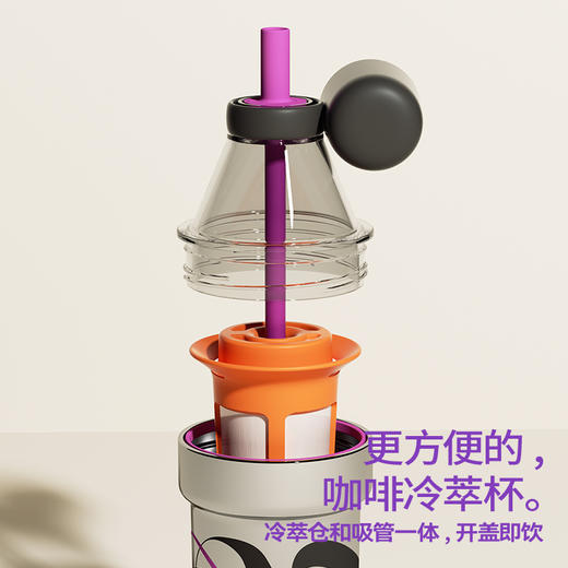 【样品特惠4折】chakolab冷萃咖啡杯保温运动随行杯大容量水杯子750ml 商品图2