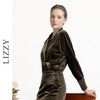 LIZZY早秋 丝绒优雅奢华气质女上衣时尚外套7955 商品缩略图1