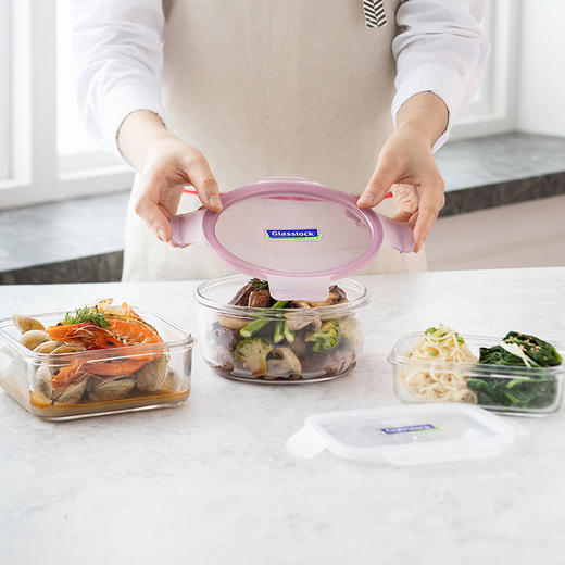 glasslock玻璃保鲜盒长方形3件套 商品图4