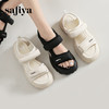 Safiya/索菲娅2024夏潮流松糕厚底轻便休闲百搭运动凉鞋 SF42115128 商品缩略图2