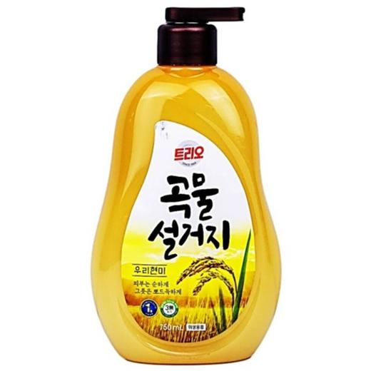 爱敬谷物洗洁精米糠750ml애경 곡물 설거지 주방세제 우리현미 商品图0