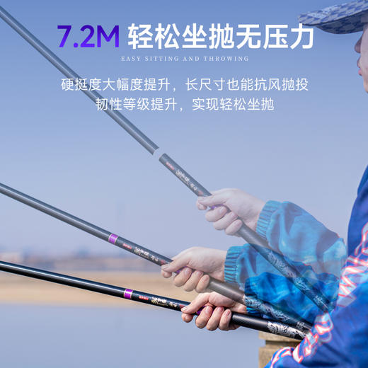 伽玛精工龙家班潮风轻量小综合竿 商品图3