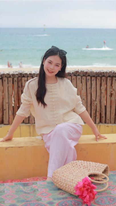 【线上专属】【和光同尘】中式衬衫（23710028-凝脂） 商品图0