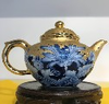 全鎏金青花牡丹壶 商品缩略图0