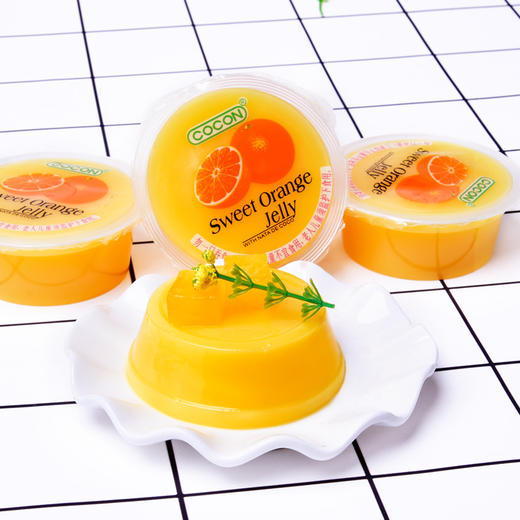 可康牌甜橙味/荔枝味/芒果味果冻80g*3 含椰果口感嫩滑浓浓果香 050181-3/050181-2/050181-1 商品图1