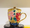 全鎏金牡丹茶杯 商品缩略图0