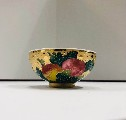 全鎏金福禄寿桃对杯