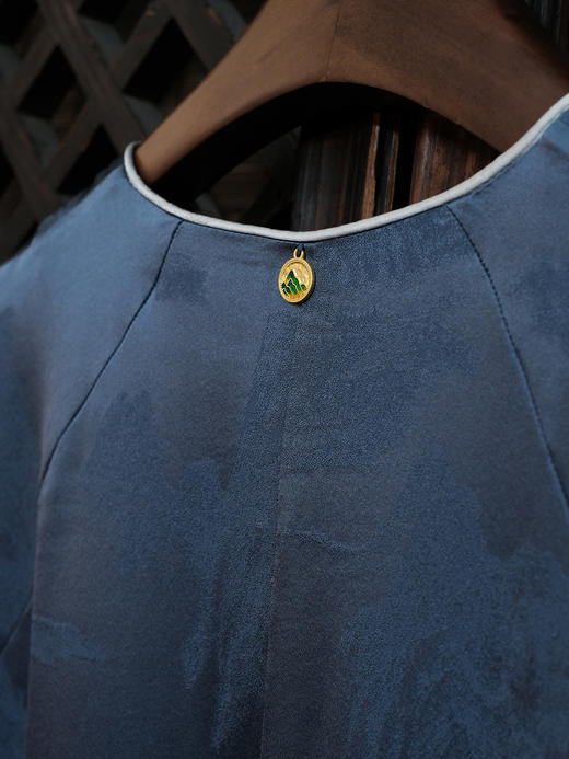 STJINGx凯喜雅x故宫 |千里江山溢彩旗袍连衣裙 商品图8