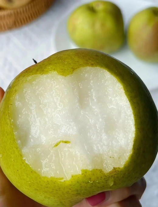 玉露香梨🍐🍐目前少有的好鲜梨，皮薄肉厚水份足，清甜水嫩，好吃[色][色] 商品图5