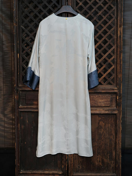 STJINGx凯喜雅x故宫 |千里江山溢彩旗袍连衣裙 商品图8