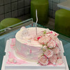 （可定制无蔗糖）鲜花瀑布蛋糕 / 鲜花装点的高颜值蛋糕 / 5寸6寸8寸可选 商品缩略图1
