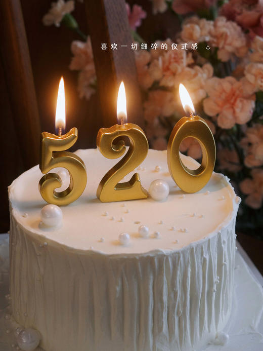「许下我们的小心愿」520蜡烛·100%动物奶油（附图6寸·提前3小时预订） 商品图4