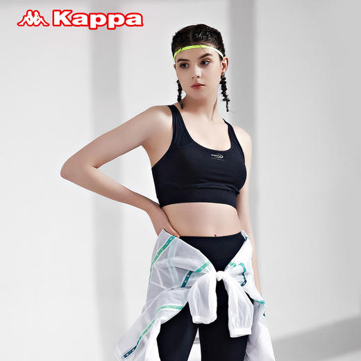 Kappa卡帕运动文胸女瑜伽健身文胸印花健身内衣美背内衣K0B42XY01F 商品图3