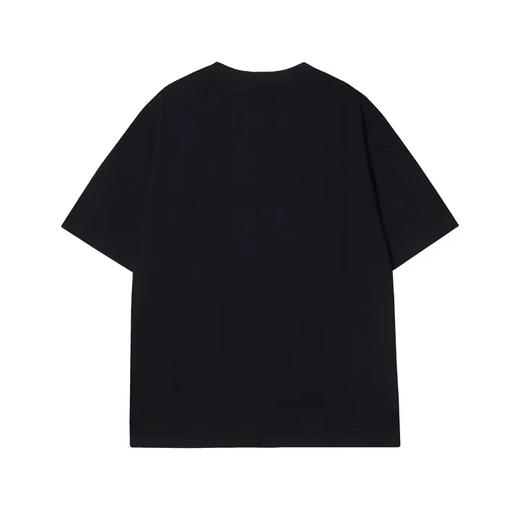 T901夏季新款衣物字母印花男女同款短袖百搭潮流情侣T恤宽松复古上衣 商品图2