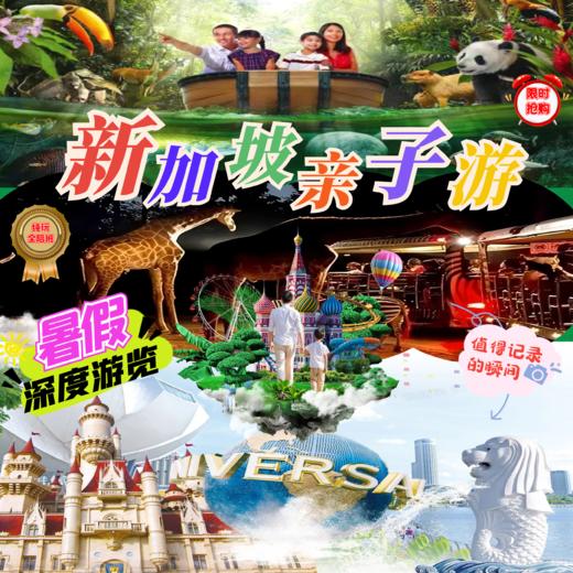 【8.16-21】梦享新加坡亲子6日游 商品图0