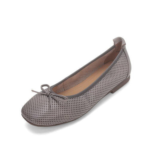 西村名物2024夏季新品真皮镂空包跟洞洞鞋女夏外穿时尚休闲空鞋T24AH11941 商品图6