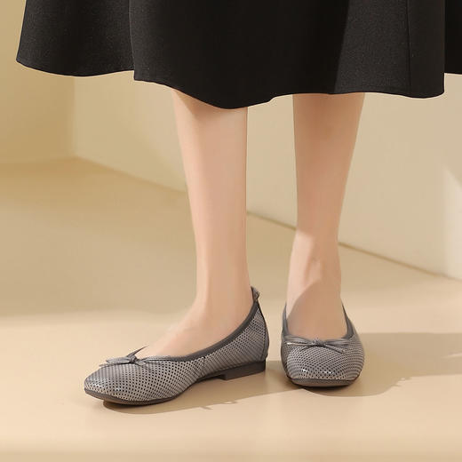 西村名物2024夏季新品真皮镂空包跟洞洞鞋女夏外穿时尚休闲空鞋T24AH11941 商品图0