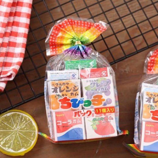 日本进口丸川综合什锦水果味口香糖泡泡糖 商品图1