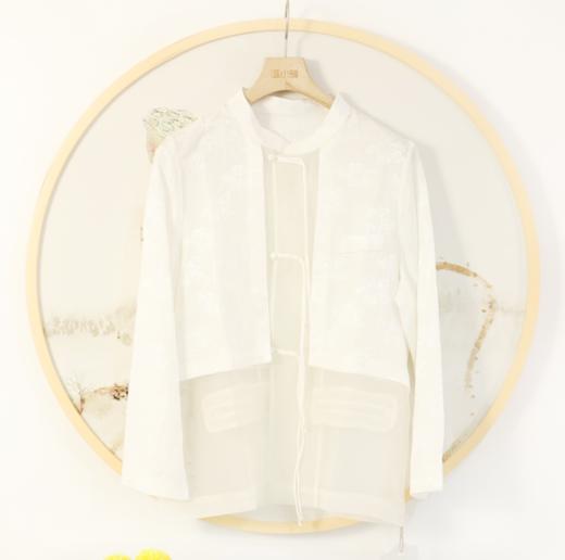 【2026东衣作】衬衣（22705372A绣丝白） 商品图0