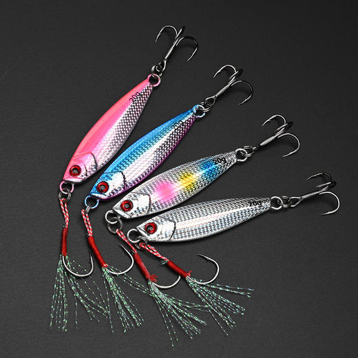 路亚飘落铁板7g10g15g20g翘嘴专攻5枚装 商品图3