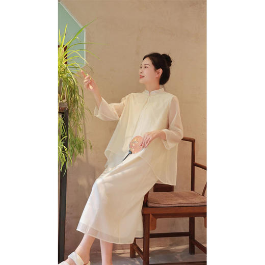 【抖音专属】连衣裙（24707404凝脂） 商品图1