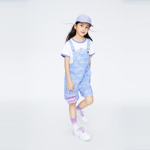 【实体店同款】女童全棉短袖T恤圆领上衣夏季新款安奈儿童装AG421800 商品图6