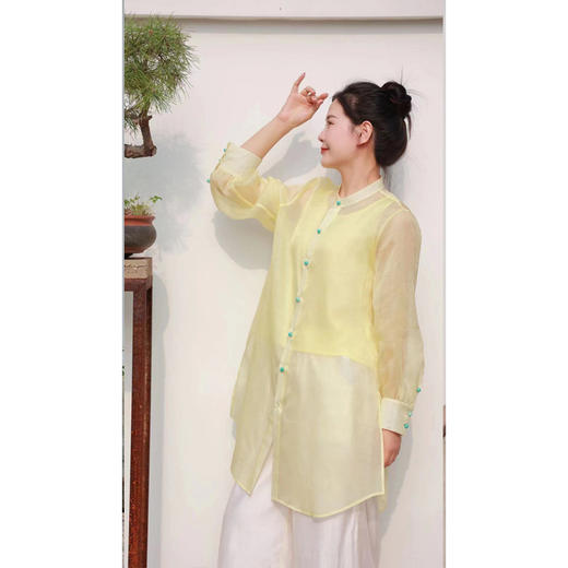 【2026东衣作】小衫（23710347黄白游） 商品图0