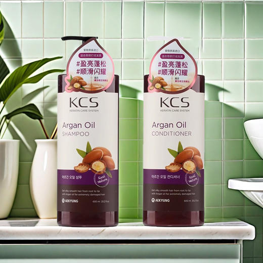 韩国进口爱敬可希丝洗发水丨护发乳600ml【盈亮蓬松型】 商品图2