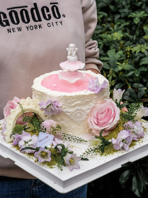 定制款裸蛋糕 - 许愿池花园 商品图0