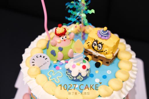 1027CAKE |     奶油霜立体 海绵宝宝 商品图4