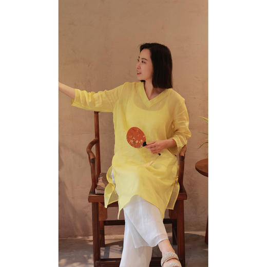 【抖音专属】套头衫（24708507黄白游） 商品图2