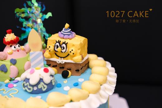 1027CAKE |     奶油霜立体 海绵宝宝 商品图3